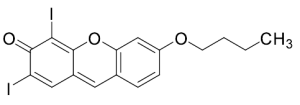 6-Butoxy-2,4-diiodo-3H-xanthen-3-one