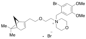 (1R,5S)-4-[(2-Bromo-4,5-dimethoxyphenyl)methyl]-4-[2-[2-(6,6-dimethylbicyclo[3.1.1]hept-2-en-2-yl)ethoxy]ethyl]morpholinium Bromide (1:1)