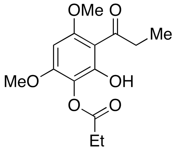 1-[2-Hydroxy-4,6-dimethoxy-3-(1-oxopropoxy)phenyl]-1-propanone