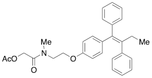 N-Methyl-N-(2-acetoxyacetyl) Tamoxifen (E/Z Mixture)