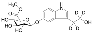 5-Hydroxy Tryptophol-d4 beta-D-Glucuronide Methyl Ester
