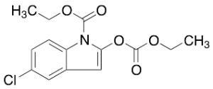 5-Chloro-2-[(ethoxycarbonyl)oxy]-1H-indole-1-carboxylic Acid Ethyl Ester