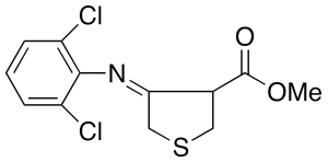 4-[(2,6-Dichlorophenyl)imino]tetrahydro-3-thiophenecarboxylic Acid Methyl Ester