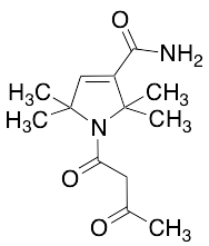 1-Acetoacetyl-2,2,5,5-tetramethyl-3-pyrroline-3-carboxamide