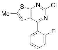 2-Chloro-4-(2-fluorophenyl)-6-methylthieno[2,3-d]pyrimidine