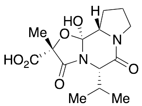 (2R,5S,10aS,10bS)-10b-Hydroxy-5-isopropyl-2-methyl-3,6-dioxooctahydro-2H-oxazolo[3,2-a]pyrrolo[2,1-c]pyrazine-2-carboxylic Acid