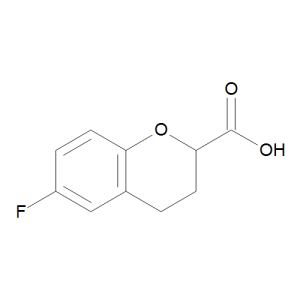 rac-6-Fluoro-3,4-dihydro-2H-1-benzopyran-2-carboxylic Acid