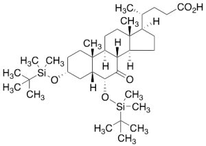 (3Alpha,5Beta,6Alpha)-3,6-Bis[[(1,1-dimethylethyl)dimethylsilyl]oxy]-7-oxo-cholan-24-oic Acid