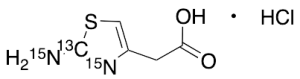 2-(2-Aminothiazol-4-yl)acetic Acid-13C,15N2 Hydrochloride