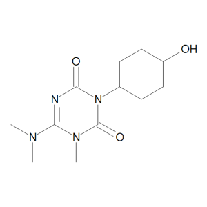 rel-trans-6-(Dimethylamino)-3-(4-hydroxycyclohexyl)-1-methyl-1,3,5-Triazine-2,4(1H,3H)-dione