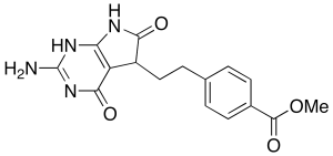 4-[2-(2-Amino-4,5,6,7-tetrahydro-4,6-dioxo-3H-pyrrolo[2,3-d]pyrimidin-5-yl)ethyl]benzoic Acid Methyl Ester