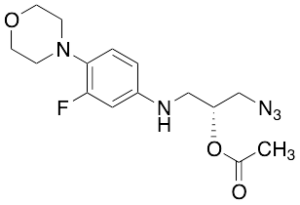 (2R)-1-Azido-3-[[3-fluoro-4-(4-morpholinyl)phenyl]amino]-2-propanol 2-Acetate