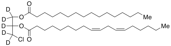 rac-1-Palmitoyl-2-linoleoyl-3-chloropropanediol-d5