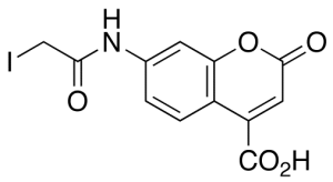 7-Iodoacetamidocoumarin-4-carboxylic Acid