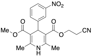 1,4-Dihydro-2,6-dimethyl-4-(3-nitrophenyl)-3,5-pyridinedicarboxylic Acid 3-(2-Cyanoethyl) 5-Methyl Ester