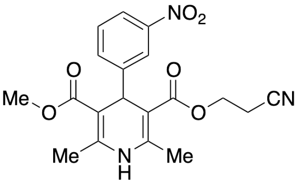 1,4-Dihydro-2,6-dimethyl-4-(3-nitrophenyl)-3,5-pyridinedicarboxylic Acid 3-(2-Cyanoethyl) 5-Methyl Ester