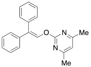 2-((2,2-Diphenylvinyl)oxy)-4,6-dimethylpyrimidine