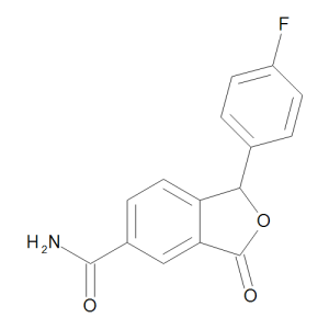 1-(4-Fluorophenyl)-1,3-dihydro-3-oxo-5-isobenzofurancarboxamide