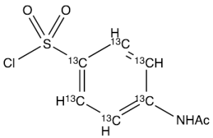 4-N-Acetylaminobenzene-13C6-sulfonyl Chloride