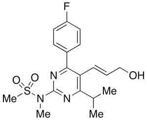 N-[4-(4-Fluorophenyl)-5-[(1E)-3-hydroxy-1-propen-1-yl]-6-(1-methylethyl)-2-pyrimidinyl]-N-methyl-methanesulfonamide
