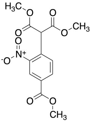 1,3-Dimethyl 2-[4-(methoxycarbonyl)-2-nitrophenyl]propanedioate