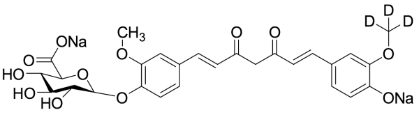 Curcumin Beta-D-Glucuronide-d3 Sodium Salt
