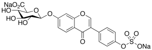 Daidzein 7-Beta-D-Glucuronide 4’-Sulfate Disodium Salt