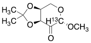 Methyl 3,4-O-Isopropylidene-Beta-L-erythro-pentopyranosid-2-ulose-13C