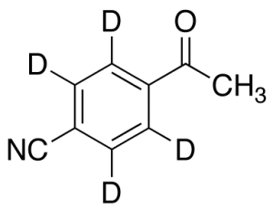 p-Cyanoacetophenone-d4