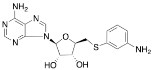 (2S,3S,4R,5R)-2-(6-Amino-9H-purin-9-yl)-5-(((3-aminophenyl)thio)methyl)tetrahydrofuran-3,4-diol