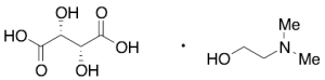 2-Dimethylaminoethanol Bitartrate