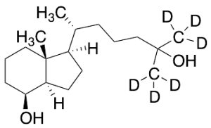 (EpsilonR,1R,3aR,4S,7aR)-Octahydro-4-hydroxy-Alpha,Alpha,Epsilon,7a-tetramethyl-1H-indene-1-pentanol-d6