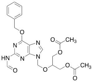 O-Benzyl Ganciclovir N-Formamide Diacetate