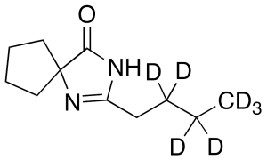 2-n-Butyl-d7-1,3-diazaspiro[4.4]non-1-en-4-one