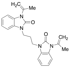 3,3'-(Propane-1,3-diyl)bis(1-(prop-1-en-2-yl)-1H-benzo[d]imidazol-2(3H)-one)