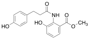 Methyl 3-Hydroxy-2-(3-(4-hydroxyphenyl)propanamido)benzoate
