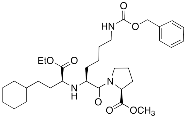 N-Benzyloxycarbonyl Lisinopril Cyclohexyl Analogue Ethyl Methyl Diester