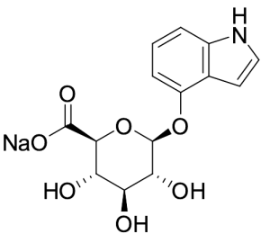 4-Hydroxyindole O-b-D-Glucuronide Sodium Salt