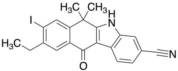 9-Ethyl-8-iodo-6,6-dimethyl-11-oxo-6,11-dihydro-5H-benzo[b]carbazole-3-carbonitrile