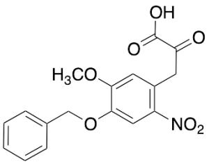 4-Benzyloxy-3-methoxy-6-nitrophenylpyruvic Acid