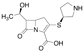 (5R,6S)-6-[(1R)-1-Hydroxyethyl]-7-oxo-3-[(3R)-3-pyrrolidinylthio]-1-azabicyclo[3.2.0]hept-2-ene-2-carboxylic Acid (>90%)