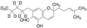 5-Hydroxy-2-methyl-2-(4-methyl-3-pentenyl)-7-pentyl-2H-1-benzopyran-6-carboxaldehyde-D9
