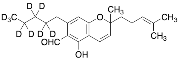 5-Hydroxy-2-methyl-2-(4-methyl-3-pentenyl)-7-pentyl-2H-1-benzopyran-6-carboxaldehyde-D9