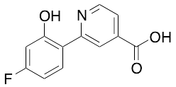 2-(4-Fluoro-2-hydroxyphenyl)isonicotinic acid (~90%)