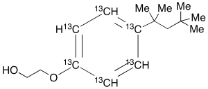 4-tert-Octylphenol Monoethoxylate-13C6