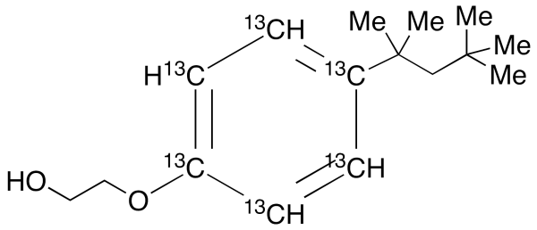 4-tert-Octylphenol Monoethoxylate-13C6