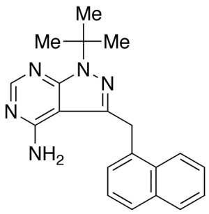 4-Amino-1-tert-butyl-3-(1’-naphthylmethyl)pyrazolo[3,4-d]pyrimidine