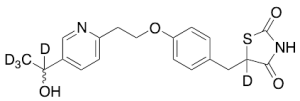 Hydroxy Pioglitazone-D5 (Major) (M-IV)(Mixture of Diastereomers)