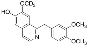 6-Demethyl Papaverine-d3