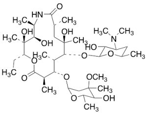 9a-aza-9a-homo Erythromycin A (~90%)